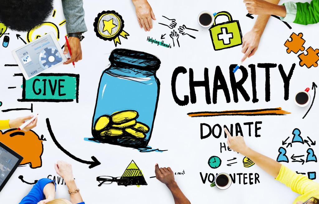 charity donation concept